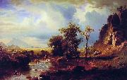 Albert Bierstadt North Fork of the Platte Nebraska Norge oil painting reproduction